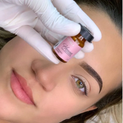 Kit Henna Sobrancelha Menela Castanho Claro 2,5g