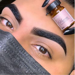 Kit Henna Sobrancelha Menela Preto 2,5g