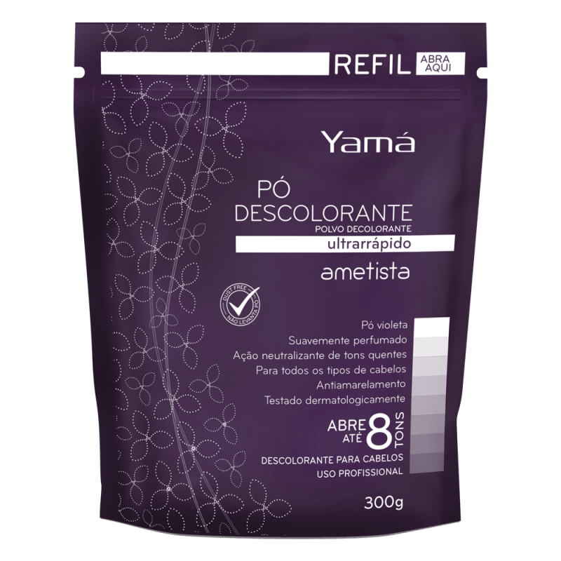 Pó Descolorante Yamá Ametista Refil 300g