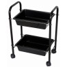 Carrinho Para Manicure Ideal Modelo CM2 - Preto