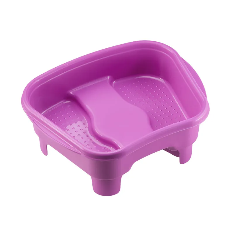 Bacia Pedicure com Pedestal Dompel Cor Rosa Ref.188