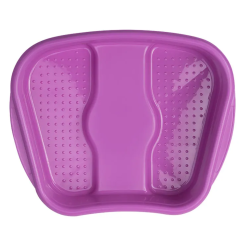 Bacia Pedicure com Pedestal Dompel Cor Rosa Ref.188