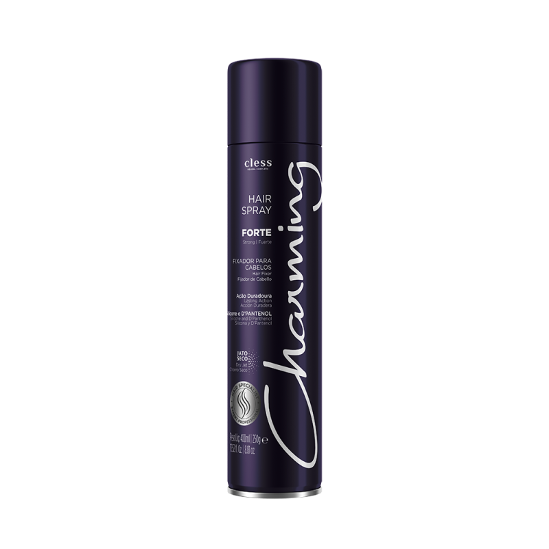 Hair Spray Charming Jato Seco Fixação Forte 400ml