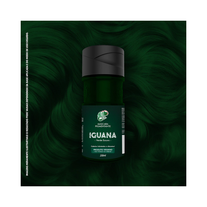 Kamaleão Color Máscara Pigmentante Iguana Verde 150ml