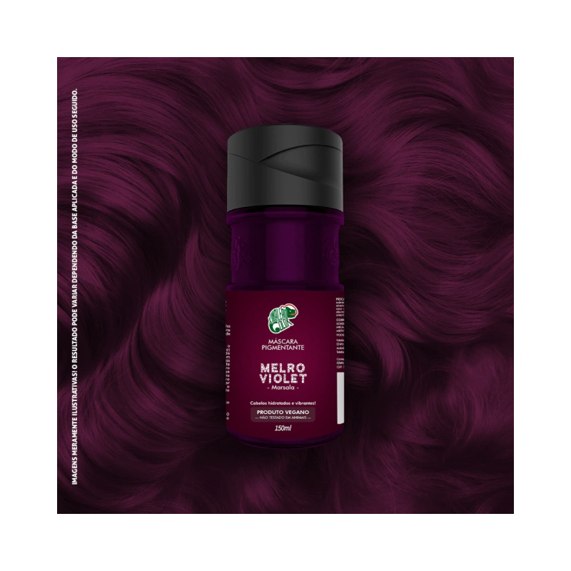 Kamaleão Color Máscara Pigmentante Melro Violet 150ml