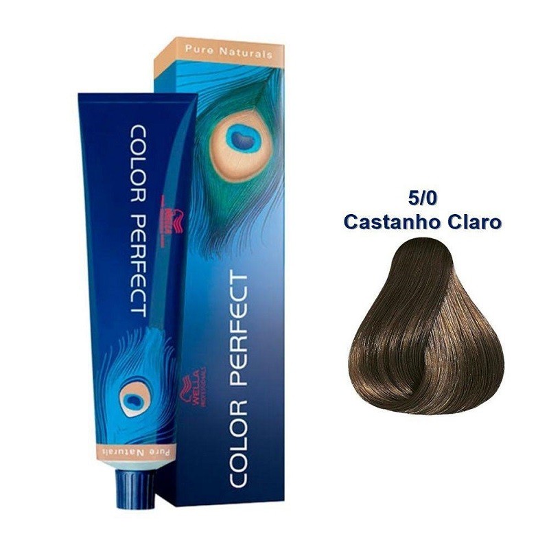 Coloração Wella Color Perfect 5.0 Castanho Claro