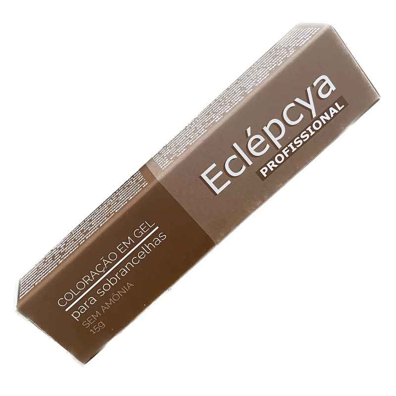 Coloração Eclépcya Sobrancelhas Marrom Escuro 15g