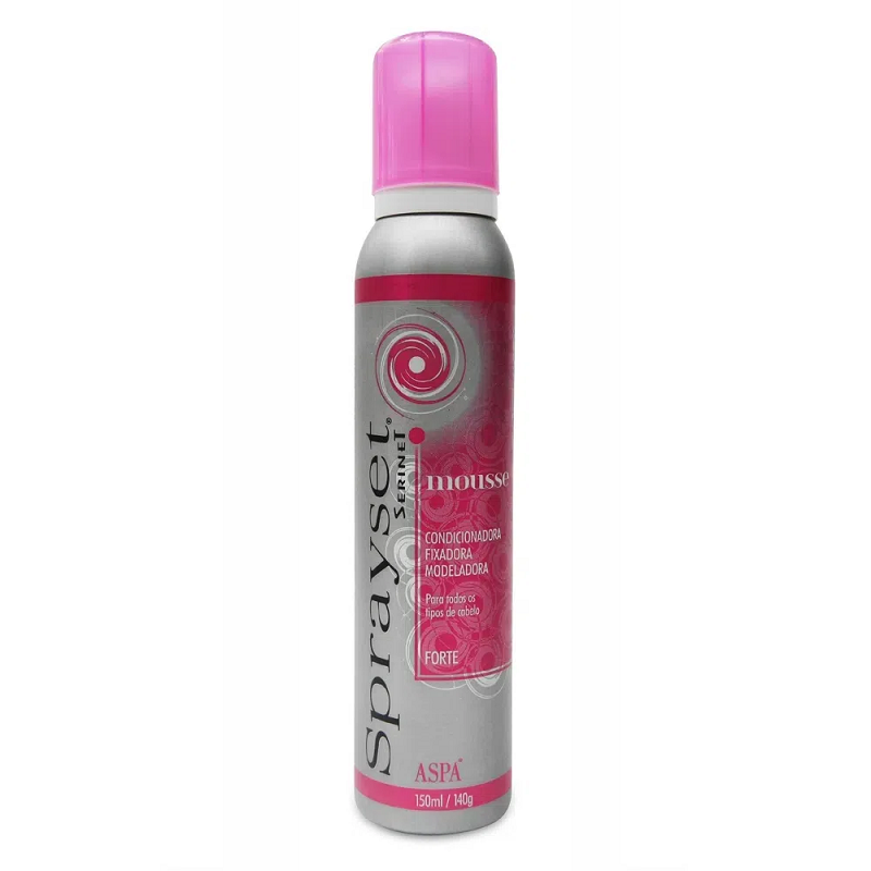 Mousse Fixador Aspa Sprayset Forte 150ml