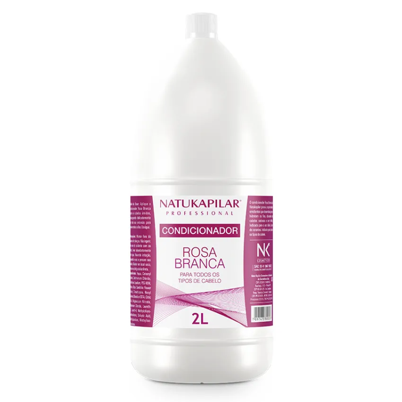 Condicionador Natukapilar Rosa Branca 2L