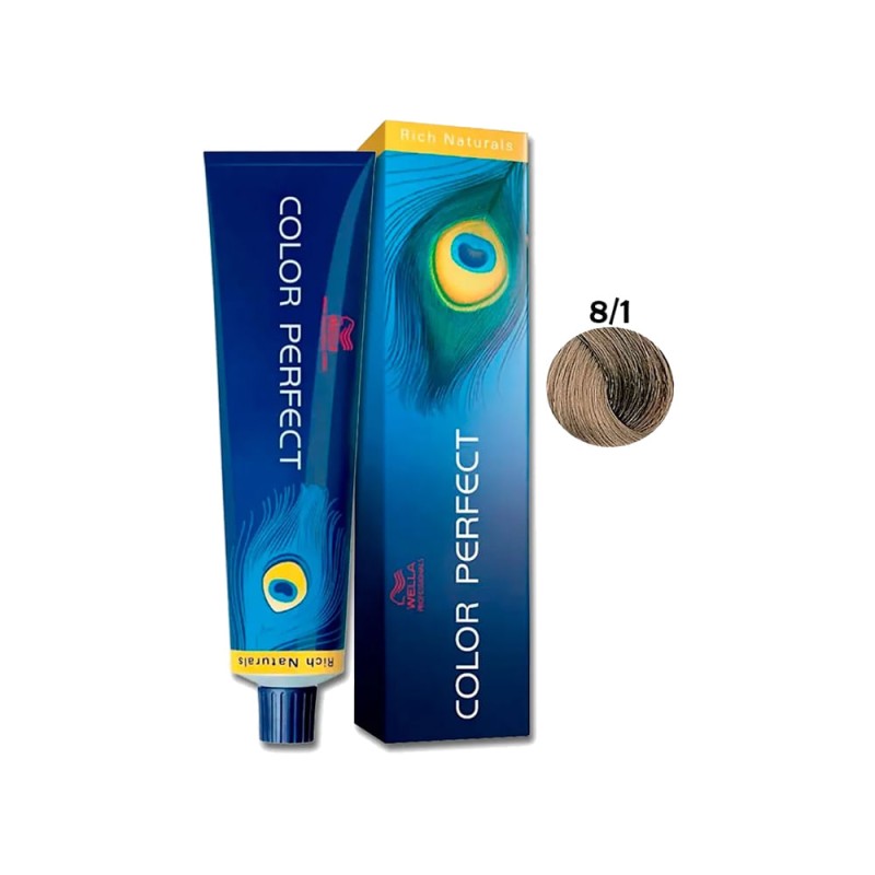 Coloração Wella Color Perfect 8.1 Louro Claro Acinzentado