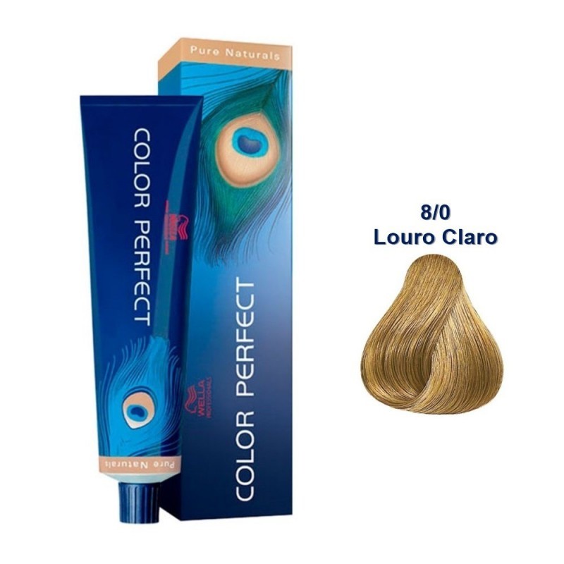 Coloração Wella Color Perfect 8.0 Louro Claro