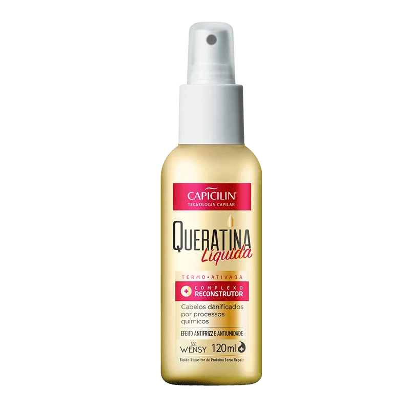 Queratina Líquida Termo Ativada Capicilin 120ml