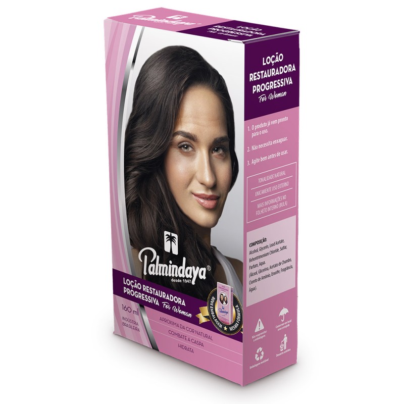 Loção Restauradora Palmindaya Feminina Rosa 160ml