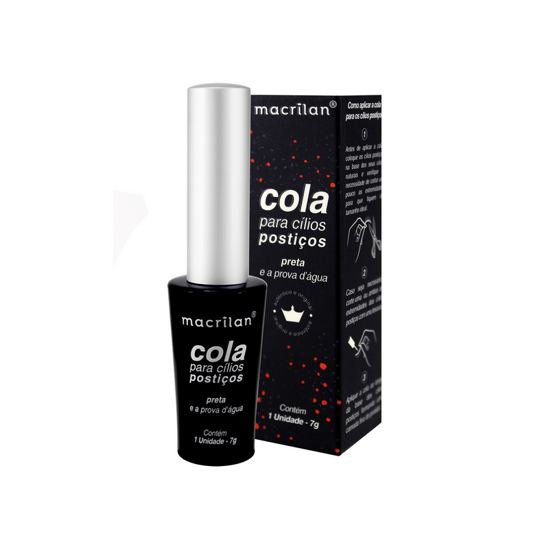 Cola para Cílios Postiços Macrilan CA-002 Preta