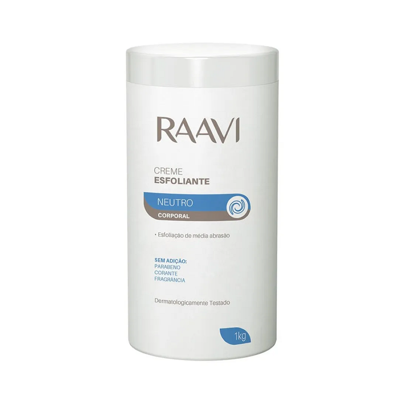 Creme Esfoliante Corporal Raavi Neutro 1Kg