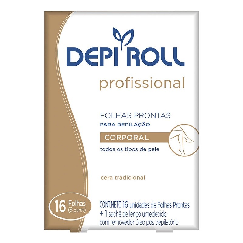 Dep Roll Folhas Prontas Corporais Tradicional 16un