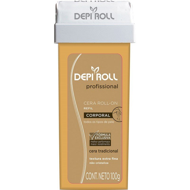 DepiRoll Cera Depilatória Roll-On Tradicional 100g