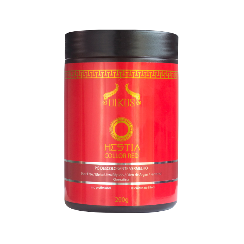 Pó Descolorante Vermelho Oikos Héstia 200g