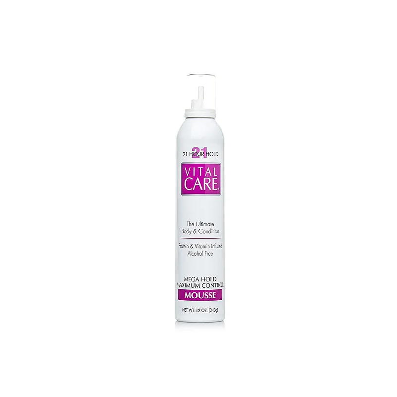 Mousse Vital Care Mega Hold 21h - 340g