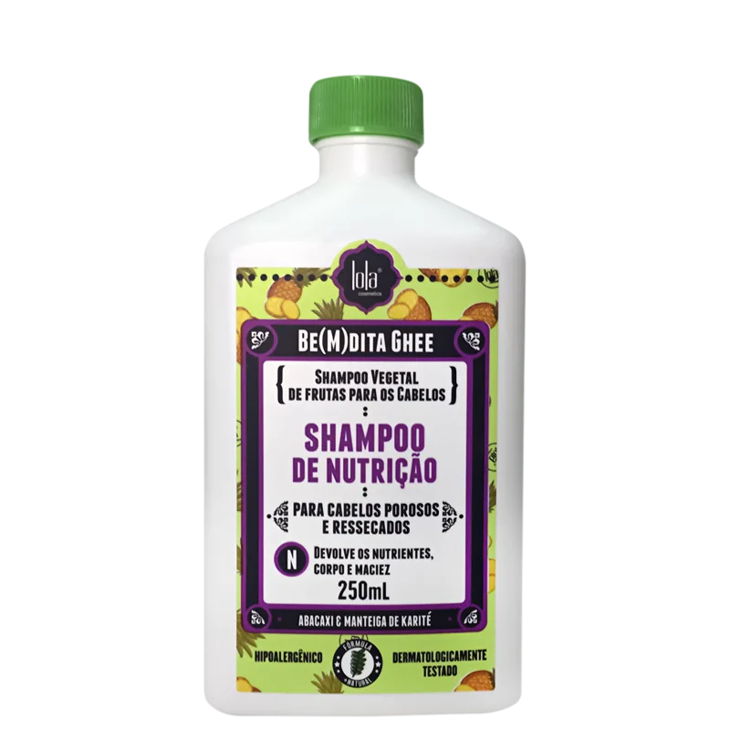 Lola Be(M)dita Ghee de Nutrição Abacaxi, Girassol & Manteiga de Cacau - Shampoo 250ml