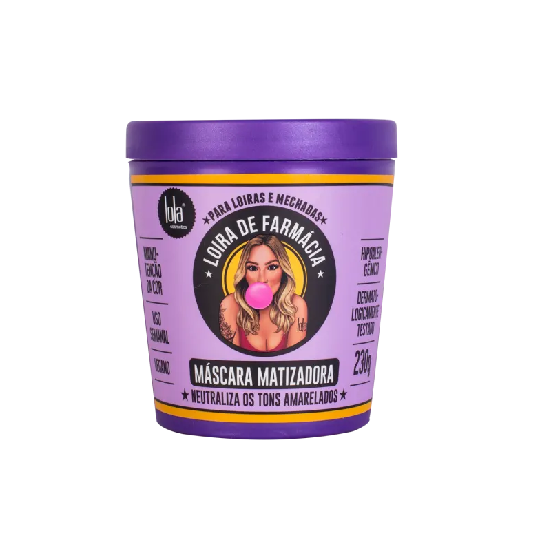 Lola Loira de Farmácia - Máscara Matizadora 230g
