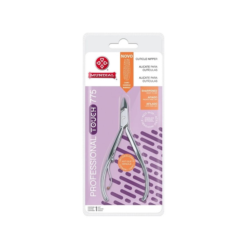 Alicate de Cutícula Mundial Touch Inox Ref.775