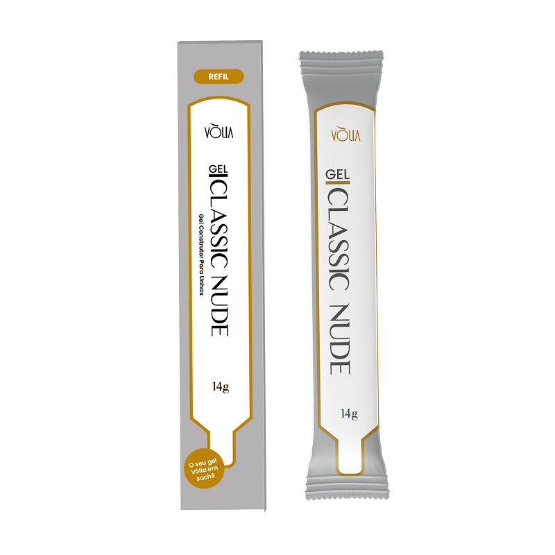 Gel Construtor Vólia Classic Nude Sachê 14g