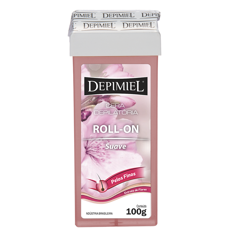Depimiel Cera Depilatória Roll On Suave 100g