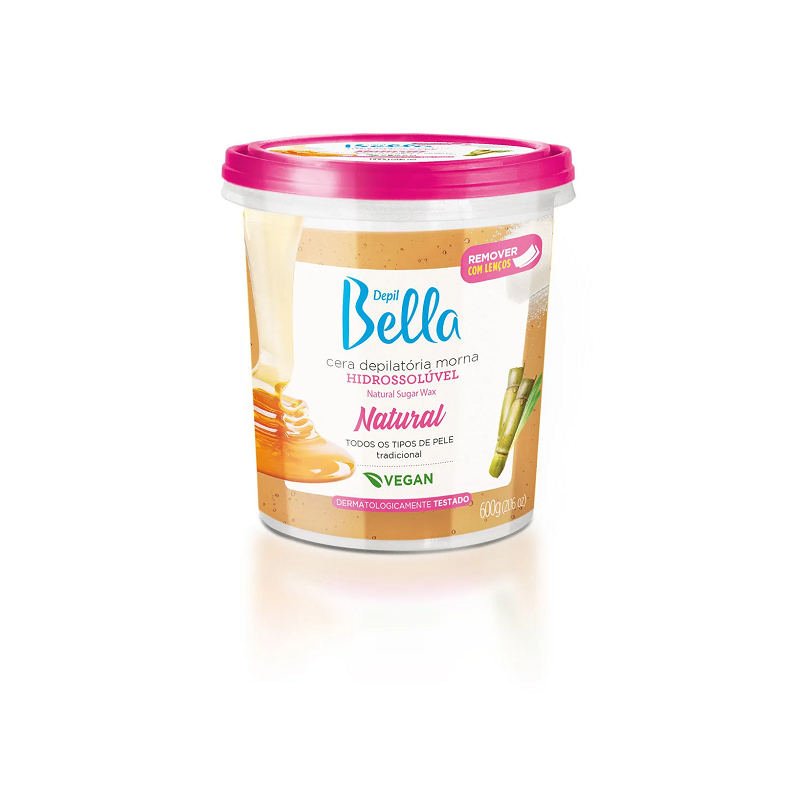 Depil Bella Cera Hidrossolúvel Natural 600g