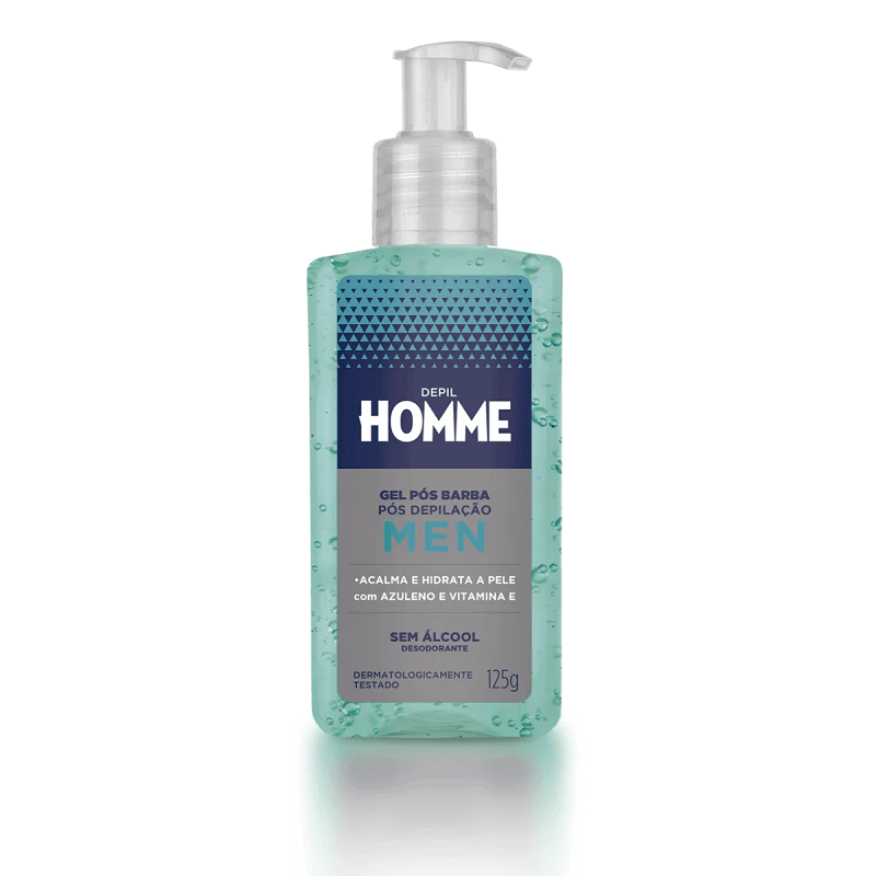 Depil Bella Gel Pós Barba e Pós Depilação Men 125g