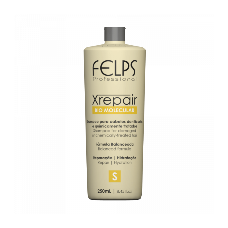 Felps Shampoo Cabelos Danificados Xrepair Bio Molecular 250ml