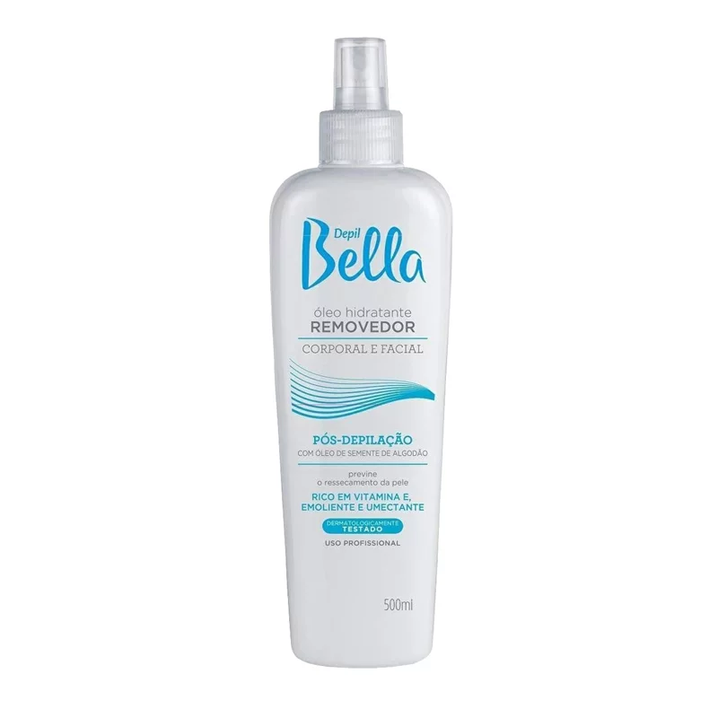 Depil Bella Óleo Removedor de Cera Algodão 500ml