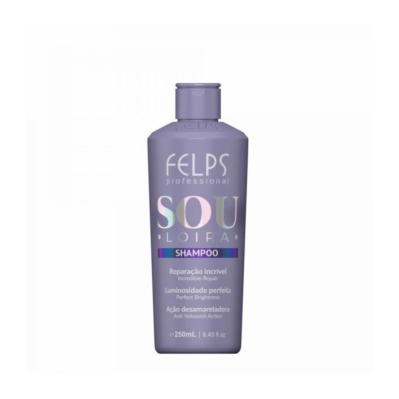 Reparação Total Sou Loira Shampoo Felps Professional 250ml