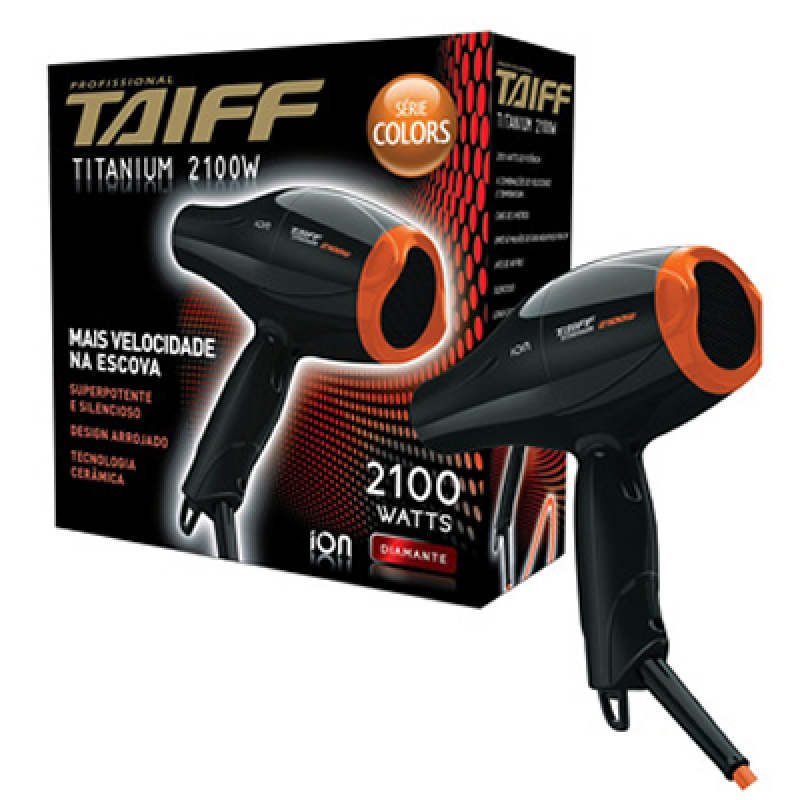 Secador Taiff Titanium 2100W Laranja 127V
