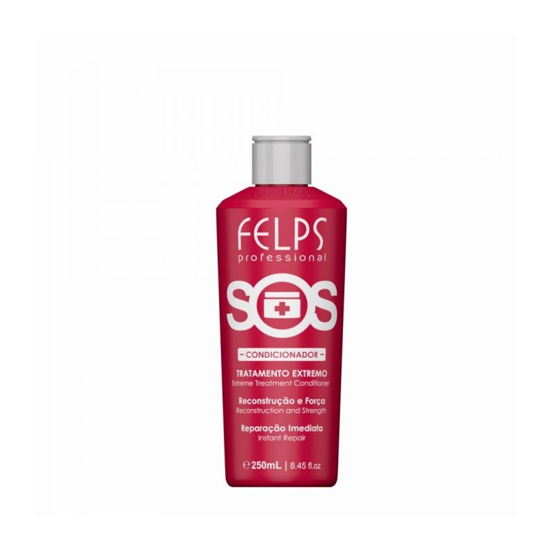 Condicionador Tratamento Extremo SOS Reconstrução Felps Professional 250ml