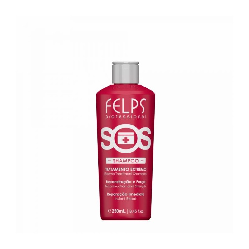 Shampoo Tratamento Extremo SOS Reconstrução Felps Professional 250ml