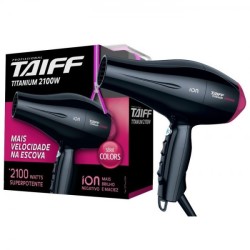 Secador Taiff Titanium Ion 2100W Pink 110V
