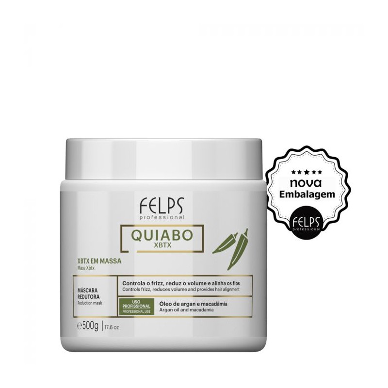 Felps XBTX de Okra em Massa Óleo de Argan e Macadâmia 500g