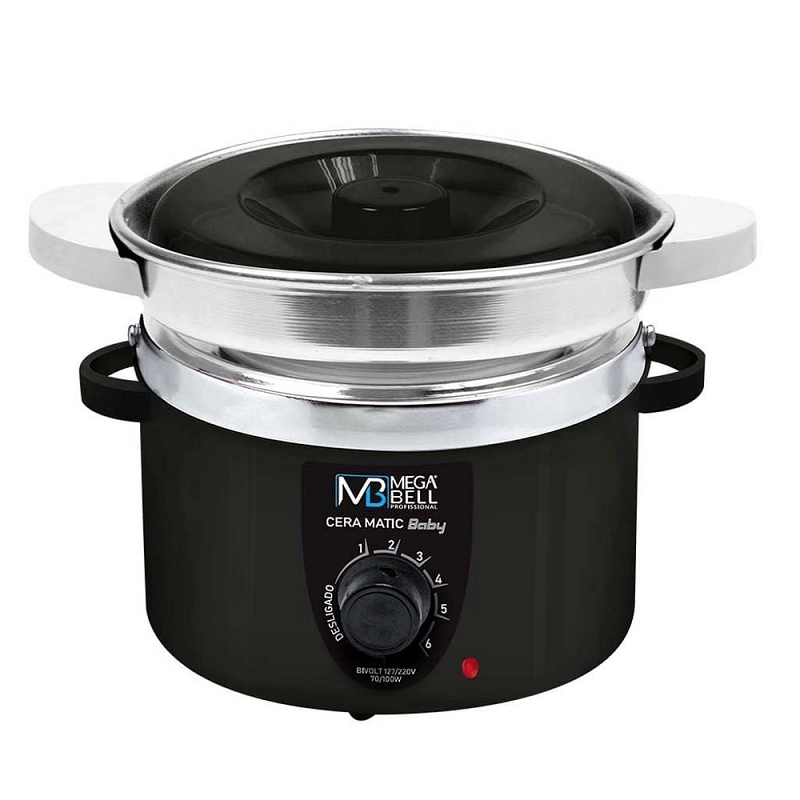 Aquecedor de Cera Mega Bell Baby Black com Refil Bivolt