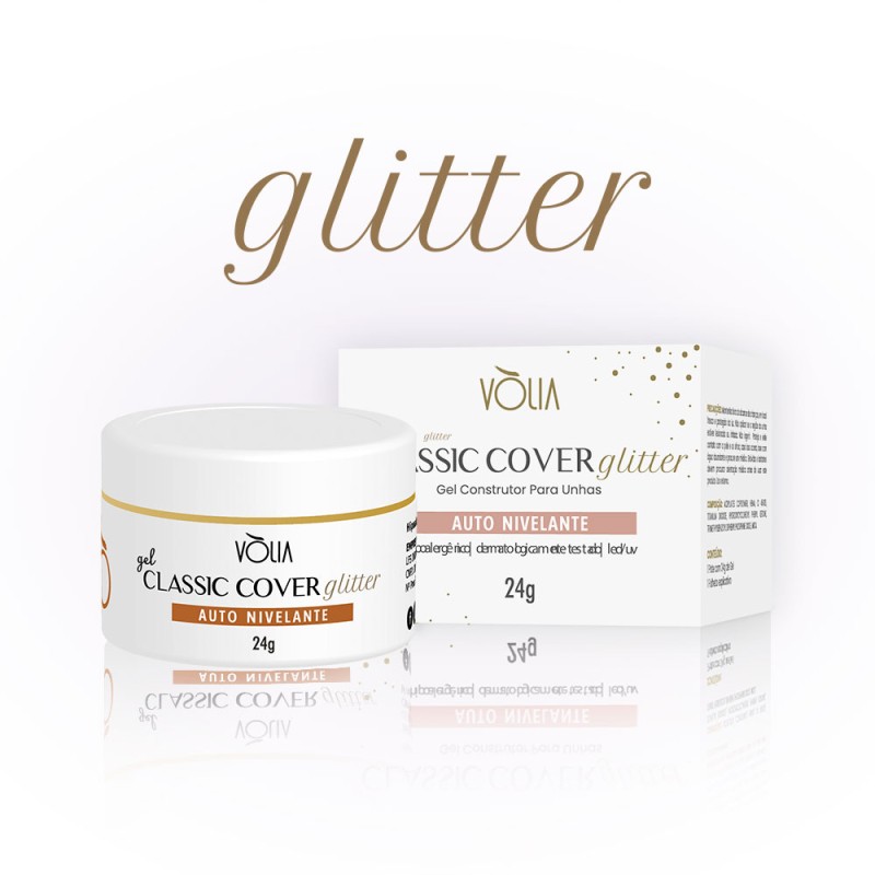 Gel Classic Cover Glitter Vòlia 24g