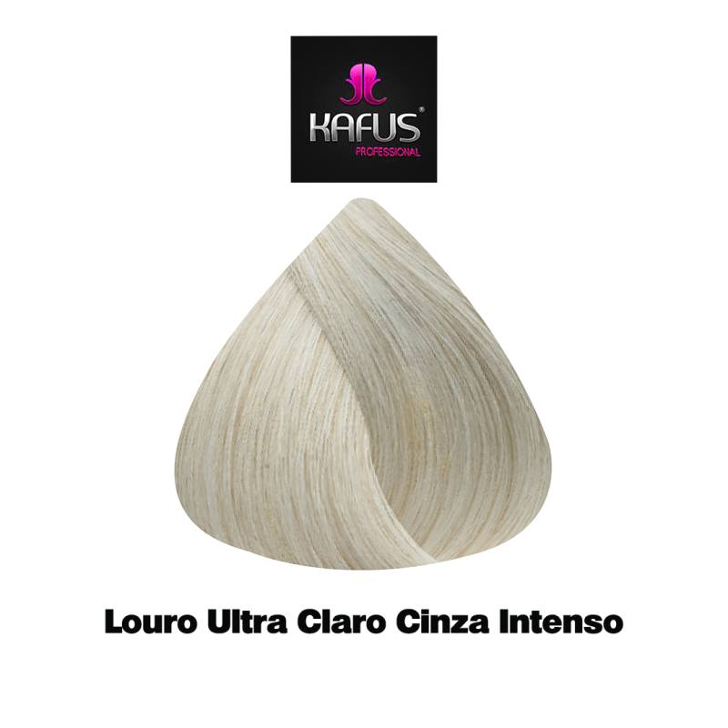 Coloração Kafus 12.11 Louro Ultra Claro Cinz Intenso 60g