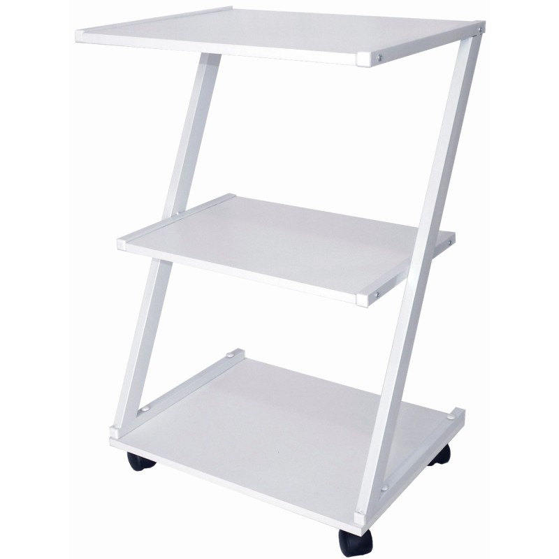 Carrinho Auxiliar Estética Ideal Modelo Z Branco