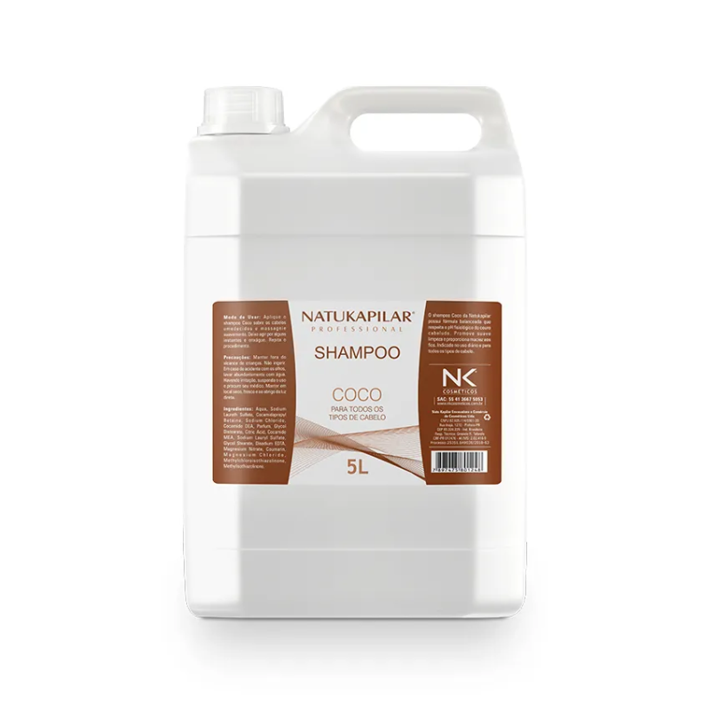 Shampoo Natukapilar Coco 5L